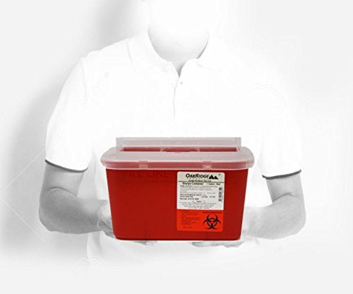 Agna One Gallon Sharps Containers with Pop up Lid FDA 510k