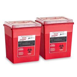 Agna Sharps Container 8 Quart Flip-Open Lid FDA 510k