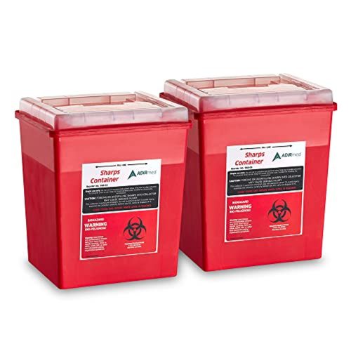 Agna Sharps Container 8 Quart Flip-Open Lid FDA 510k