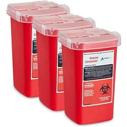 Agna Sharps & Needle Disposal Container 1 Quart